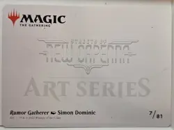 Rumor Gatherer - GOLD STAMPED ART CARD - Magic the Gathering MTG - Image 2