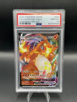 PSA 10 Charizard VMAX 029/189 Darkness Ablaze Ultra Rare Pokemon Card - Image 1