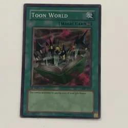 Yu-gi-oh Toon World Mrl 1st Edition Lp Full Holo Bleed Great - Image 1