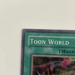 Yu-gi-oh Toon World Mrl 1st Edition Lp Full Holo Bleed Great - Image 4