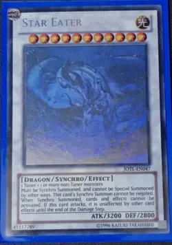 Yu-Gi-Oh! TCG Star Eater JOTL-EN047 Ghost Rare - Image 1