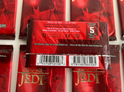 STAR WARS CCG YOUNG JEDI MENACE OF DARTH MAUL, 11 CARD BOOSTER PACKS X 9. - Image 3