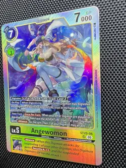 Angewomon Foil ST20-06 Digimon TCG Card NM Condition - Image 2
