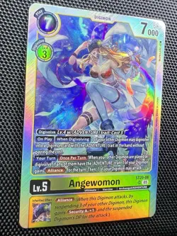 Angewomon Foil ST20-06 Digimon TCG Card NM Condition - Image 3
