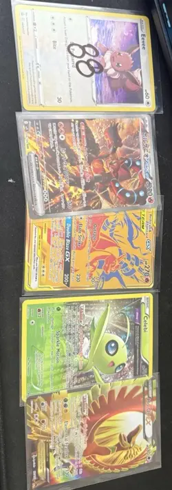 Pokemon TCG 5 Card Lot v/Gx/Ex/Mega/Vmax Full Art - Image 1