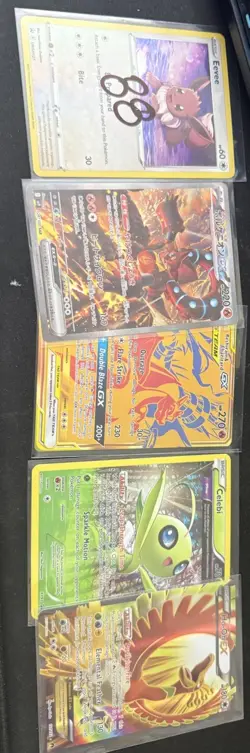 Pokemon TCG 5 Card Lot v/Gx/Ex/Mega/Vmax Full Art - Image 2
