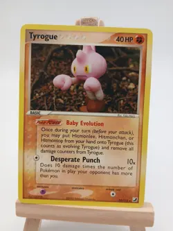 Tyrogue 33/115 - EX Unseen Forces - Regular Rare LP Pokemon Card, 2005 - Image 1