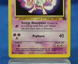 Vintage Mewtwo #03/53 WoTC Promo Near Mint Pokemon Card TCG 1999 - Image 2