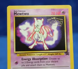 Vintage Mewtwo #03/53 WoTC Promo Near Mint Pokemon Card TCG 1999 - Image 3