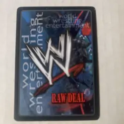 WWE Raw Deal Dynamic Finisher Foil Tournament Kit Card Promo CCG 34/TK - Image 2