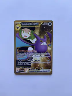 Team Rockets Crobat EX 242/182 Hyper Rare Gold Card Destined Rivals - Image 1
