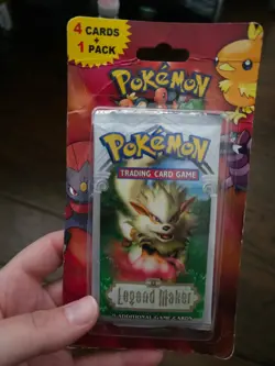 Pokemon EX Legend Maker Trading Card Game Booster Pack 820650103605 - Image 1