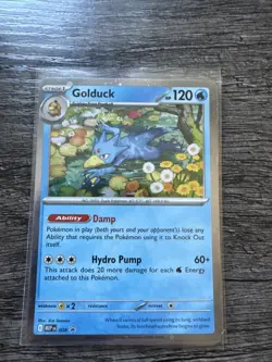 Golduck Pokemon TCG Black Star Promo 008 Mega Evolution Card Near Mint NM - Image 1