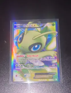 Celebi EX 141/149 Full Art Pokemon Card Boundaries Crossed Near Mint - Image 1