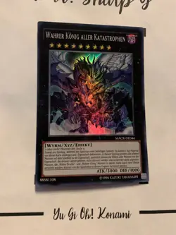 WAHRER KONIG ALLER KATASTROPHEN - MACR-DE046 DE Yu Gi Oh! CARD SUPER RARE HOLO - Image 3
