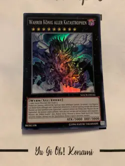 WAHRER KONIG ALLER KATASTROPHEN - MACR-DE046 DE Yu Gi Oh! CARD SUPER RARE HOLO - Image 4