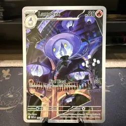 Pokemon TCG Illustration Rare Holo 3 Card Lot Litwick Lampent Chandelure NM - Image 4