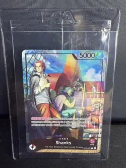 One Piece SHANKS OP09-001 - Promo Card PSA July 2025 SEALED - Image 1