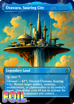 Otawara, Soaring City FOIL Proxy Playtest Card with Custom Art Design - Image 3