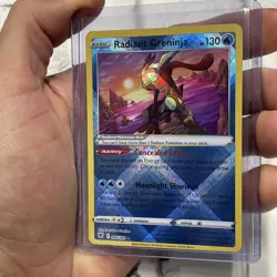 Pokemon Radiant Greninja 046/189 Swsh10: Astral Radiance Holo Near Mint NM Card - Image 2