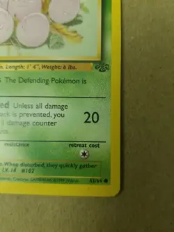 Exeggcute 52/64 - 1st Edition - Jungle Set - VINTAGE WOTC Pokemon Card - LP - Image 4