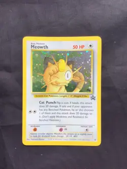 Pokemon Cards: Wizards Black Star Promo: Meowth 10 - Image 1