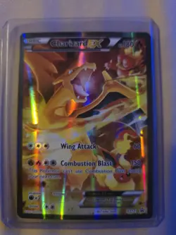 Pokemon TCG Charizard EX XY121 Black Star Promo Full Art Holo Card 2016 - Image 2