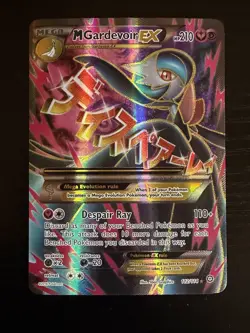 Pokemon TCG M Gardevoir EX Full Art Holo Rare Card 112/114 XY-Steam Siege MEGA - Image 1