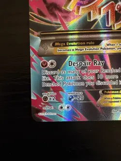 Pokemon TCG M Gardevoir EX Full Art Holo Rare Card 112/114 XY-Steam Siege MEGA - Image 5