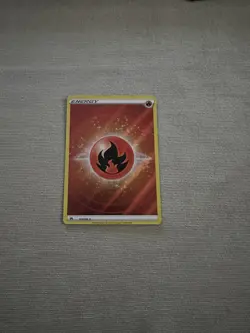 Pokemon Cards Fire Energy 153/159 Holo Rare Crown Zenith - (NM) - Image 1