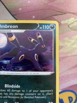 Pokemon Card - Umbreon SWSH129 Promo Card Cosmos Holo Evolving Skies Promo Swirl - Image 4