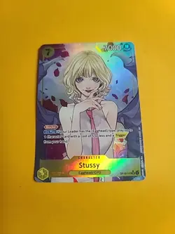Stussy Alt Art OP13-110 SR Carrying on His Will ONE PIECE Card Game NM - Image 1
