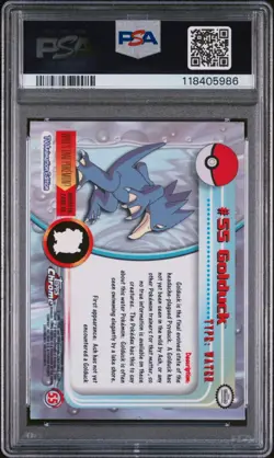 PSA 10 Golduck #55 Topps Chrome Holo Pokemon T.V. Card 2000 - Gem Mint - Image 2