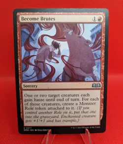 x4 MTG Become Brutes Playset 317 Wilds of Eldraine Magic 4x - Image 1