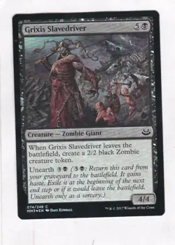 MTG: Modern Masters 2017: FOIL: Grixis Slavedriver - Image 1