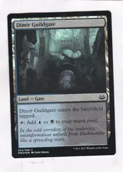 MTG: Modern Masters 2017: FOIL: Dimir Guildgate - Image 1