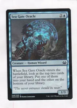 MTG: Modern Masters 2017: FOIL: Sea Gate Oracle - Image 1