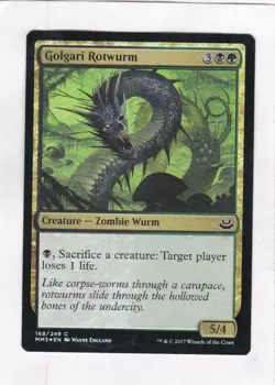 MTG: Modern Masters 2017: FOIL: Golgari Rotwurm - Image 1