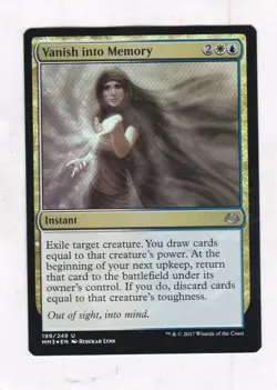 MTG: Modern Masters 2017: FOIL: Vanish Into Memory - Image 1