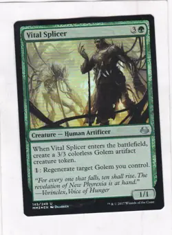 MTG: Modern Masters 2017: FOIL: Vital Splicer - Image 1