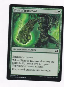MTG: Modern Masters 2017: Foil: Fists of Ironwood - Image 1