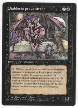 ►Magic-Style◄ MTG - Nettling Imp - French Revised FBB - EX - Image 1