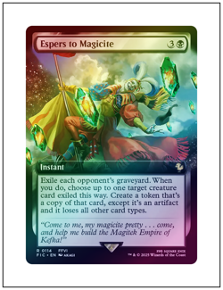 1x Espers to Magicite, Extended Art Foil, Magic MTG NM - Image 1
