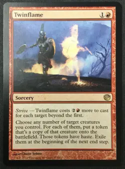 MTG Journey Into Nyx #115 Twinflame NM - Image 1