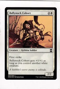 MTG: Eternal Masters: Ballynock Cohort **FOIL** - Image 1