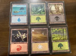 MTG Basic Land Pack - 25 Mixed Basic Vintage/Retro Border - Image 1