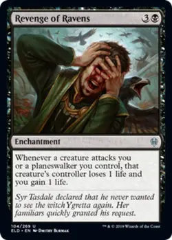 Revenge of Ravens - Throne of Eldraine #104/269 MTG Magic The Gathering - Image 1