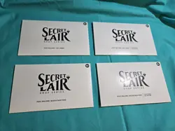 Majic The Gathering Secret Lair x Post Malone Complete Set SEALED 4 PACKS - Image 1