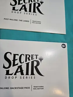 Majic The Gathering Secret Lair x Post Malone Complete Set SEALED 4 PACKS - Image 3