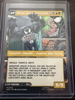 Eddie Brock, Venom, Lethal Protector M 0024 Borderless Magic: The Gathering - Image 1